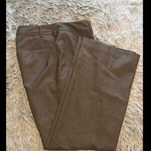 Ann Taylor curvy trouser pant, Brown size 12